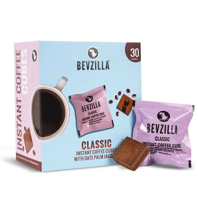 Bevzilla Instant Coffee Cubes Pack with Organic Date Palm Jaggery - Classic Main Image