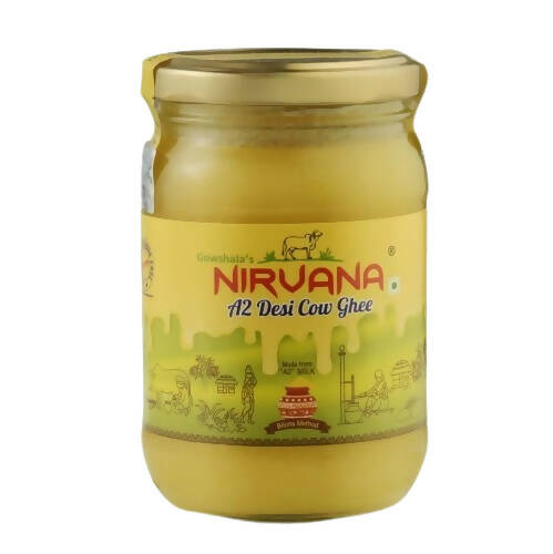 Gowshala's Nirvana A2 Desi Cow Ghee | Made From A2 Desi Cow's Milk | Premium Desi Ghee