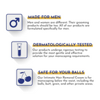 Mannlich Intimate Private Hair Removal Cream For Men