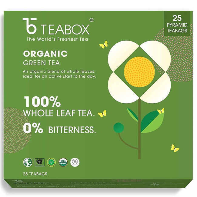 Teabox Organic Green Tea Bags Hover Image