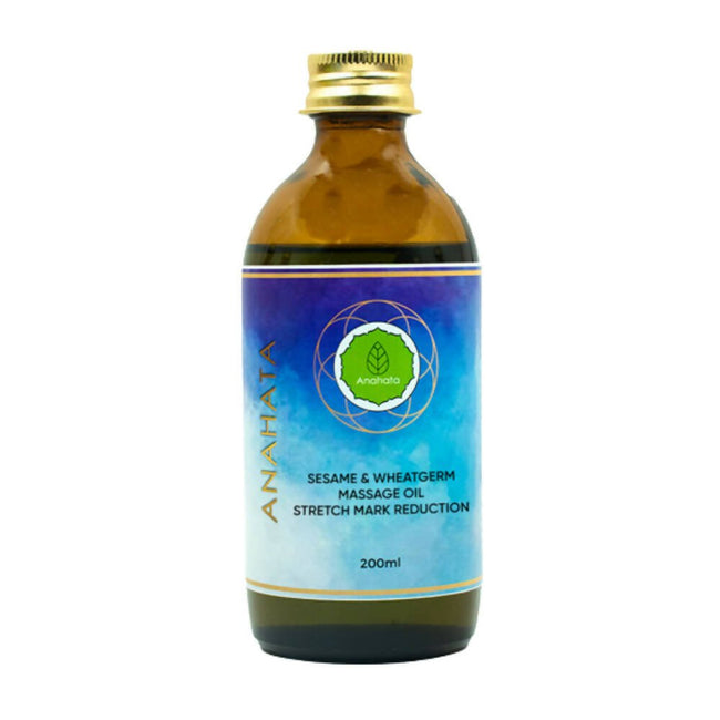 Anahata Sesame & Wheatgerm Massage Oil Stretchmarks Reduction Hover Image