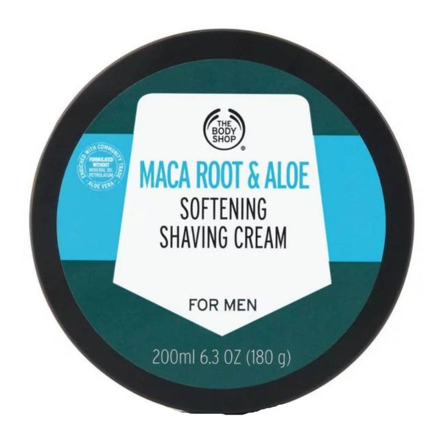 The Body Shop Maca Root & Aloe Softening Shaving Cream For Men Hover Image