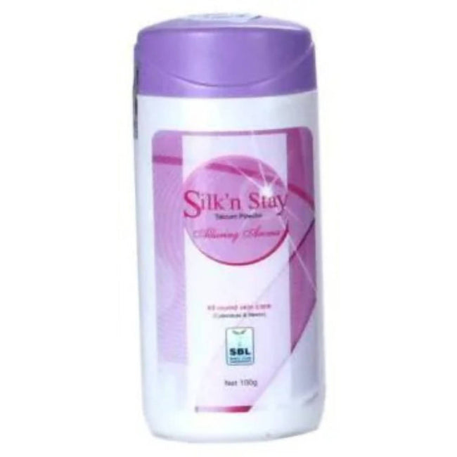 SBL Homeopathy Silk N Stay Talcum Powder Hover Image