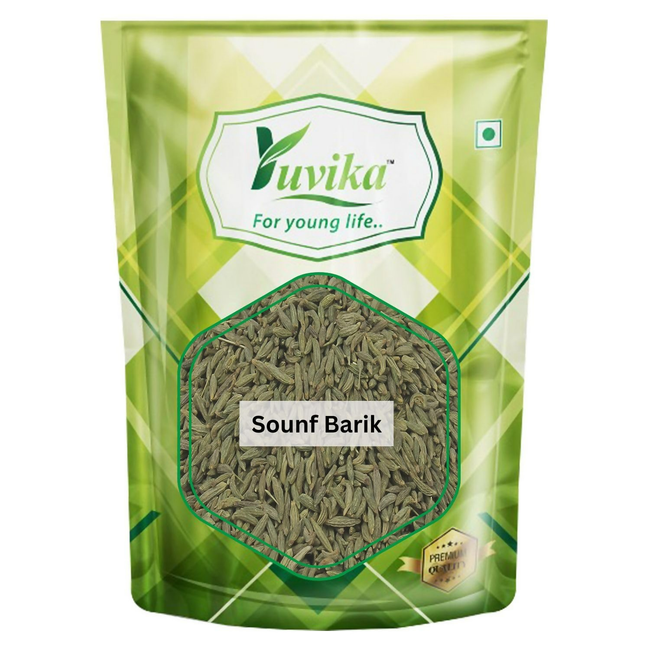 Yuvika Sonf Choti - Saunf Barik - Foeniculum Vulgare - Fennel Seeds Small Hover Image