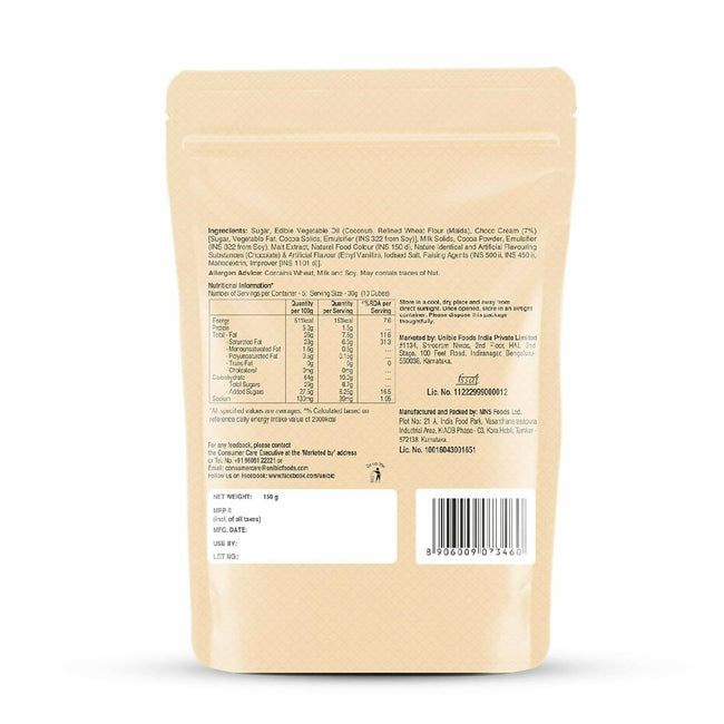 Unibic Qubz Wafer Biscuits Chocolate Flavour Main Image