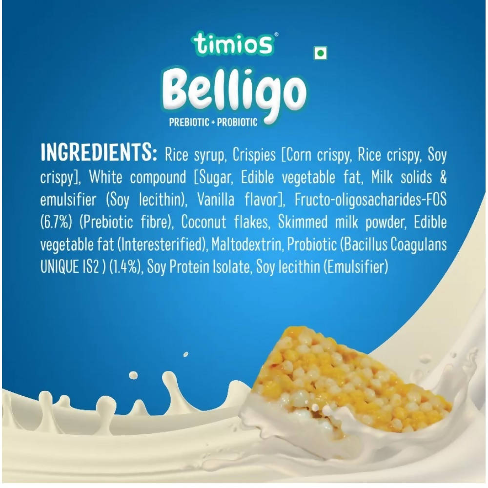 Timios Belligo Immunity Bars For Kids