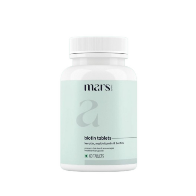 Mars By GHC Biotin Tablets For Hair Growth With Vitamin B7 Hover Image
