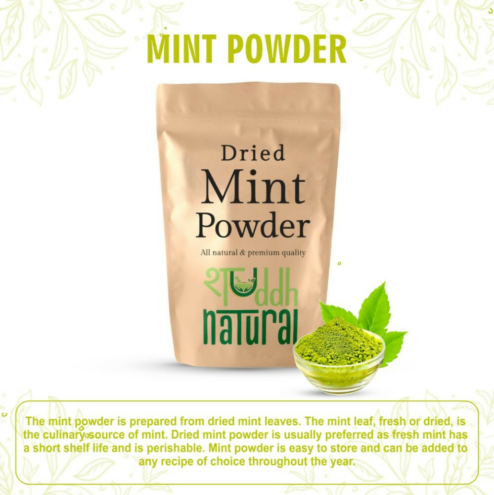 Shuddh Natural Mint Powder - Aromatic Flavor