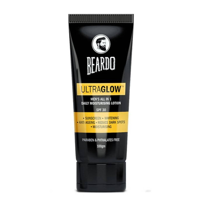 Beardo Ultraglow Men's All in 1 Daily Moisturising Lotion SPF 30 Hover Image