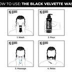 Beardo The Black Velvette Wash