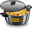 Hawkins Futura Hard Anodised Cook-n-Serve Bowl 6 L Capacity (ACB60)