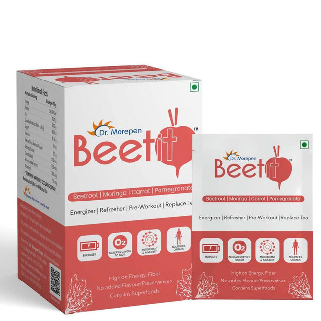 Dr. Morepen Beet It Natural Energy Drink Powder Hover Image