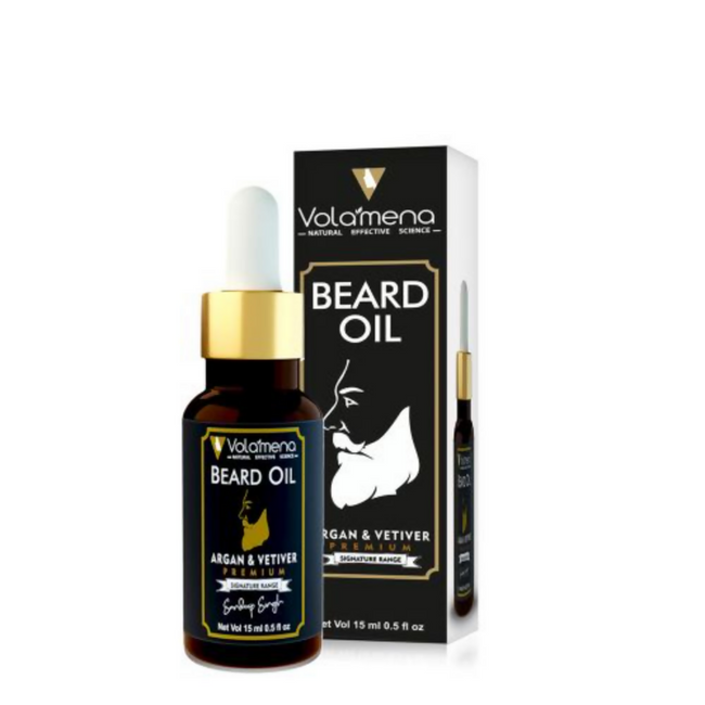 Volamena Argan & Vetiver Premium Beard Oil Hover Image