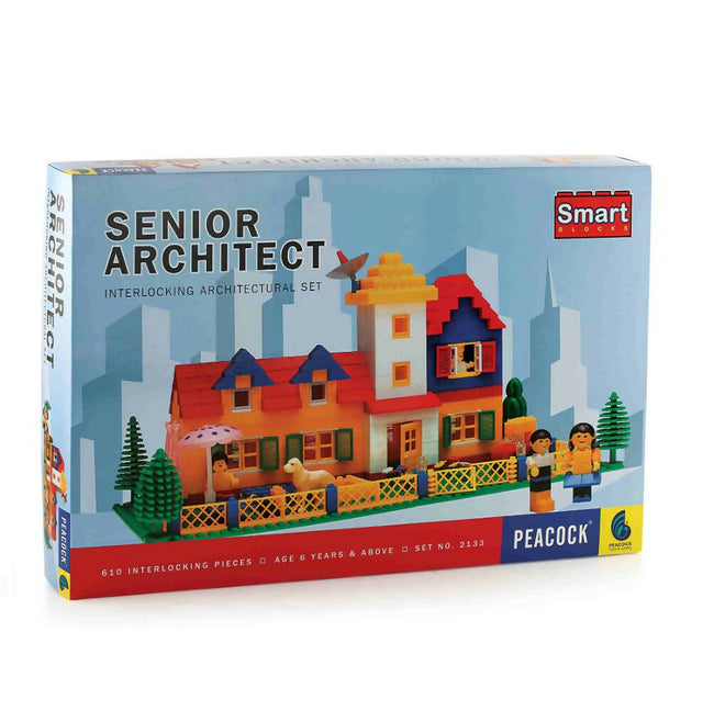 Peacock Senior Architect Set Building Block Set For Kids Hover Image