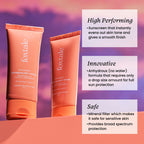 Foxtale Tinted Sunscreen SPF 50 PA++++ & Primer Shade 2 - Medium, Water Resistant with Dry-Touch Finish, Blurs Out Pores
