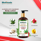Medimade Wellness Moisturising Body Lotion With Aloevera With Cranberry