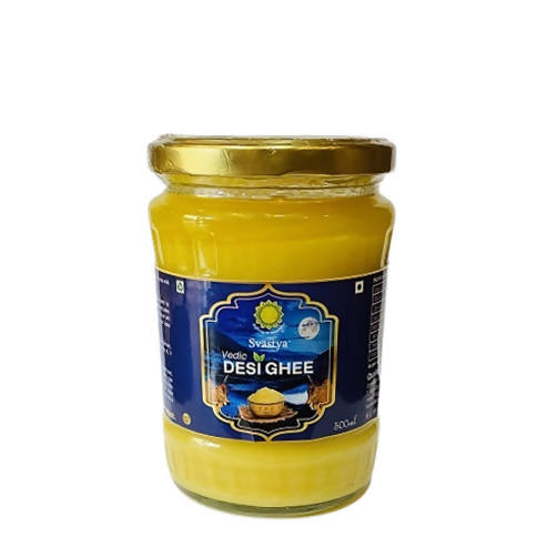 Svastya Vedic Desi Ghee | A2 Desi Gir Cow Ghee | Pure Desi Ghee | Vedic Bilona Method | Natural Quality Ghee Hover Image