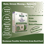 TummyFriendly Foods Certified Organic Oats, Green Moong, Spinach Porridge Mix for 8 Months Old