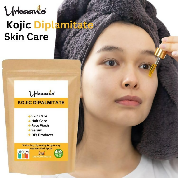 Urbaano Herbal Pure Kojic Acid Dipalmitate Powder for Skin Serum, Cream