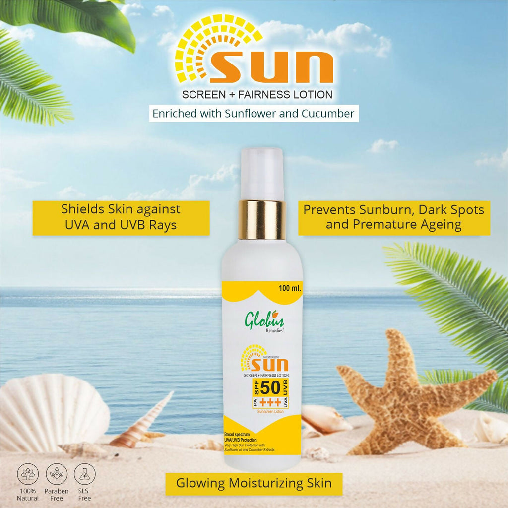 Globus Remedies Sunscreen Lotion