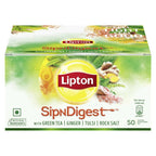 Lipton SipNDigest With Tulsi & Rock Salt Ginger Green Tea Bags