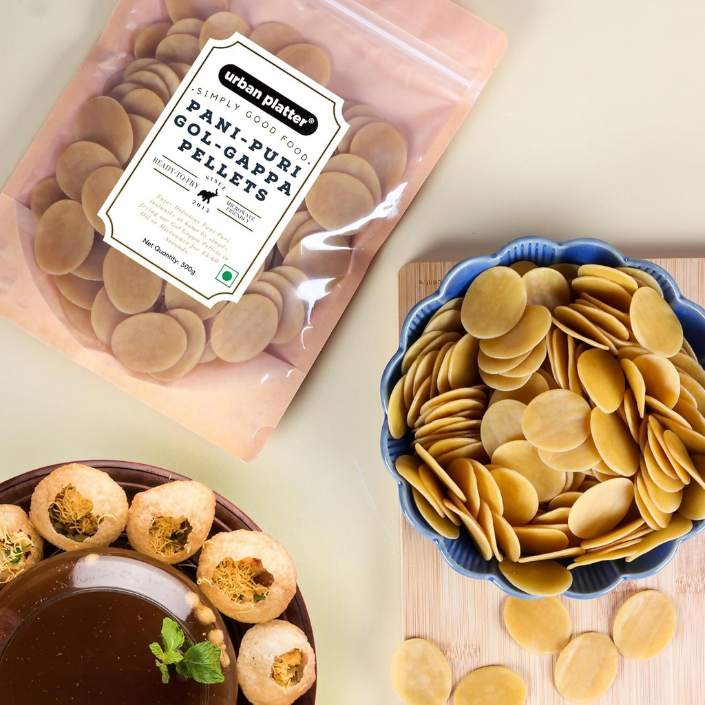 Urban Platter Pani Puri Golgappa Pellets Ready-To-Fry Or Microwave