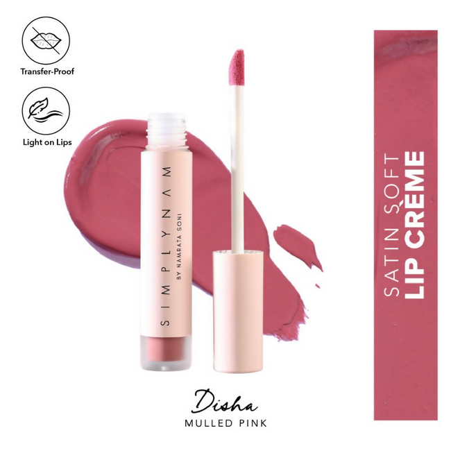 Simply Nam Satin Soft Lip Creme - Disha Mulled Pink Main Image