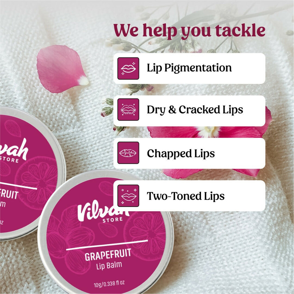 Vilvah Store Lip Balm - Grapefruit