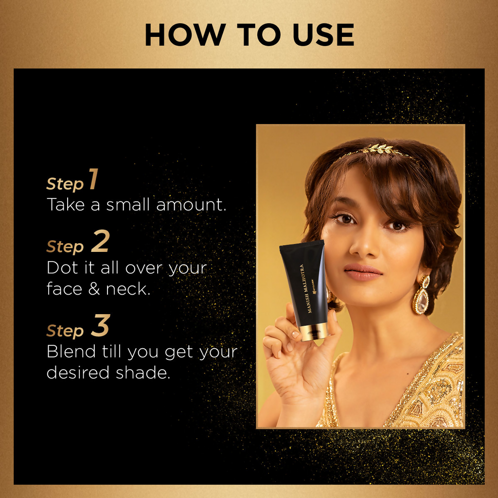 MyGlamm Manish Malhotra BB Skin Tint With SPF 50 PA+++ Amber Dream