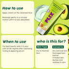 PLIX The Plant Fix Avocado 1% Ceramide Moisture Rush Barrier Repair Cream With SPF 20