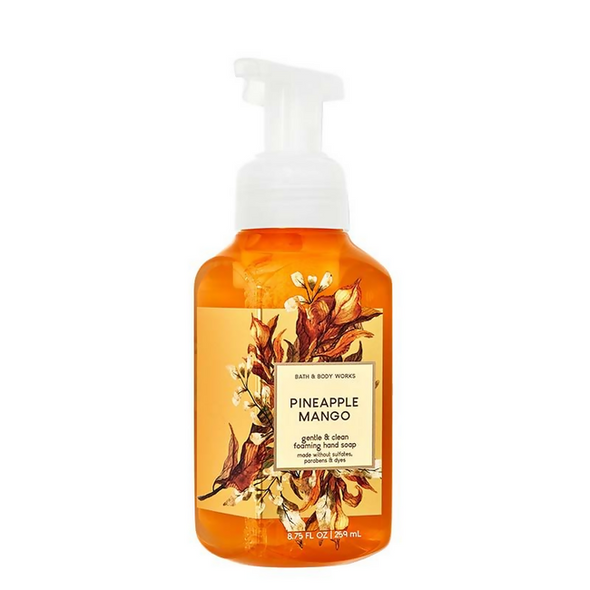 Bath & Body Works Pineapple Mango Gentle & Clean Foaming Hand Soap Hover Image