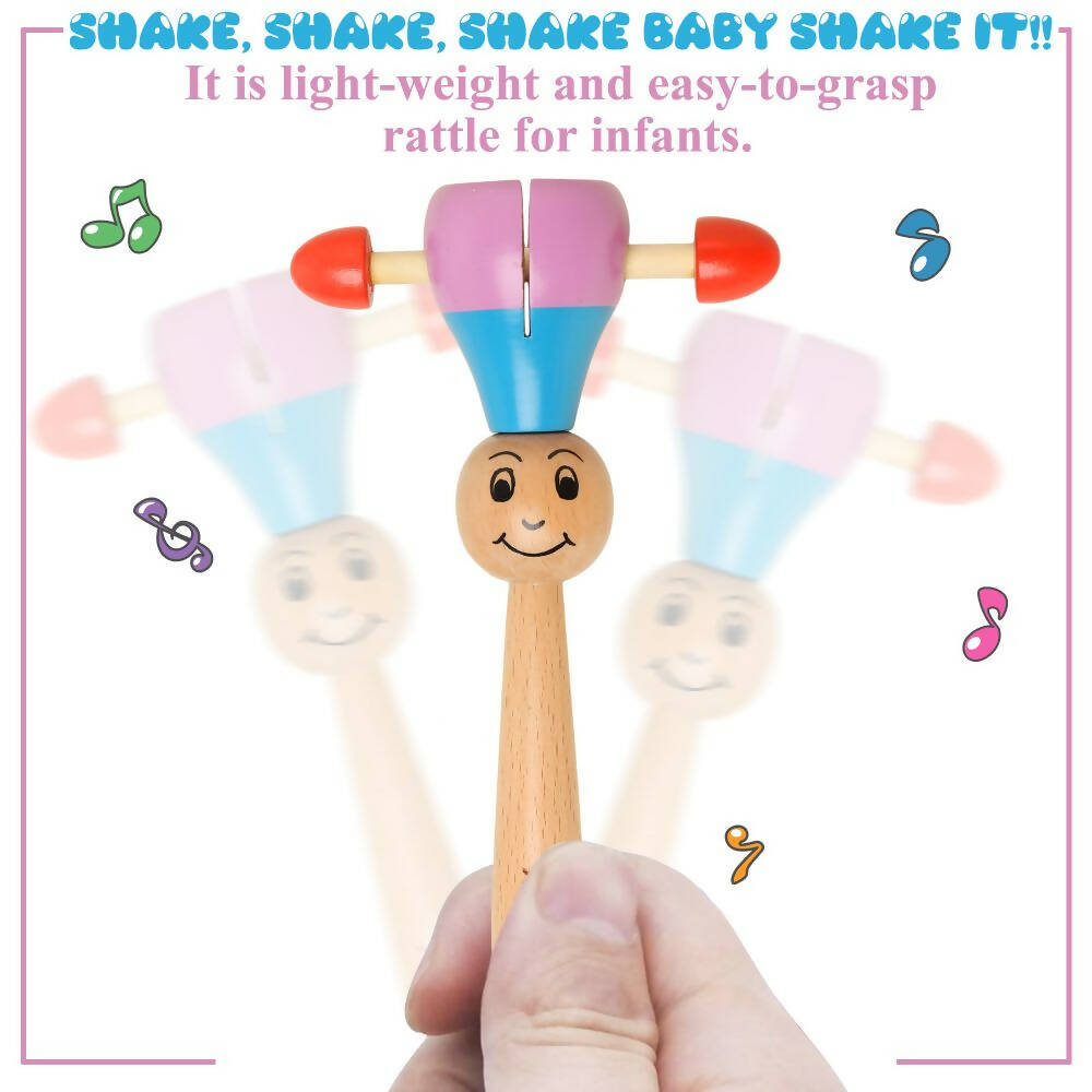 Matoyi Gifting Set ? Wooden Baby Rattles
