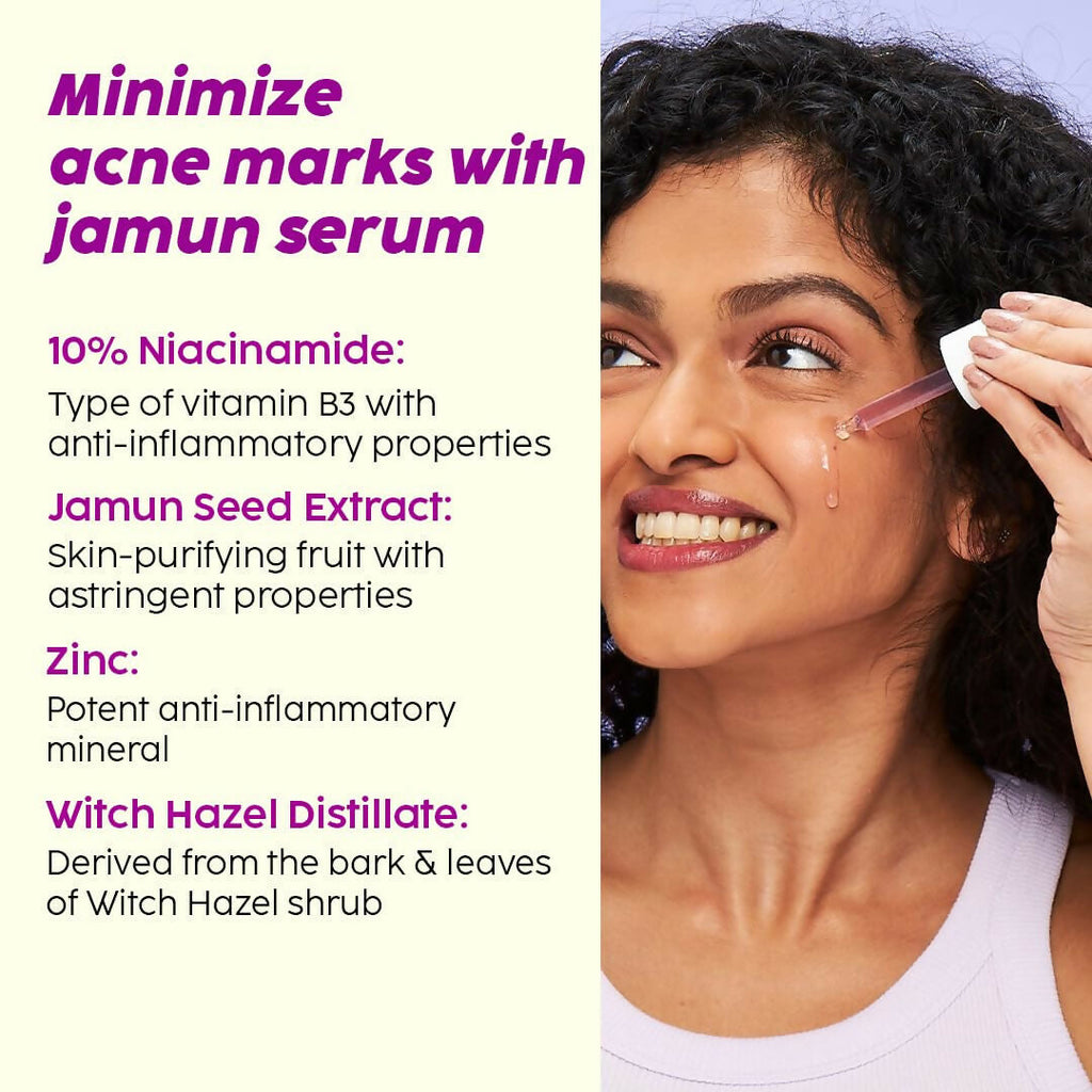 PLIX The Plant Fix Niacinamide Jamun Moisturizer and Serum Combo