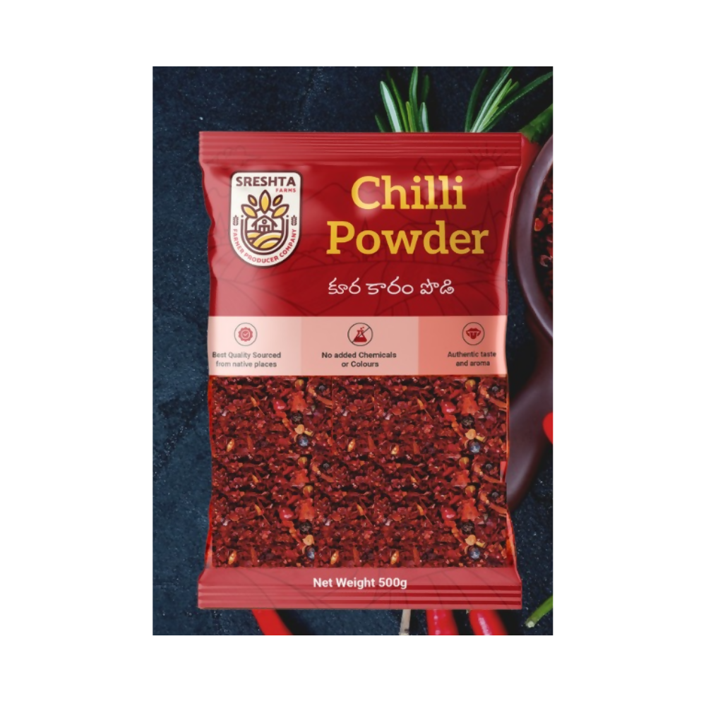 Sreshta Farms Natural Masala Chilli Powder (Kura Karam)
