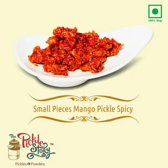 The Pickle Story Mango and Mustard (small pieces of Mango) Spicy Pickle
