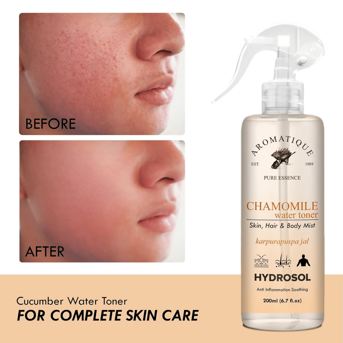 Aromatique Chamomile Flower Water/Toner/Hydrosol/Mist