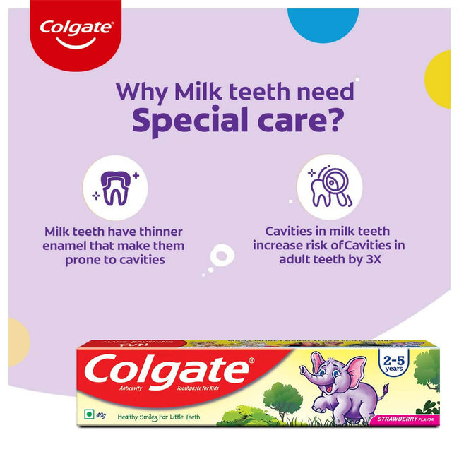 Colgate Kids Strawberry Toothpaste Main Image