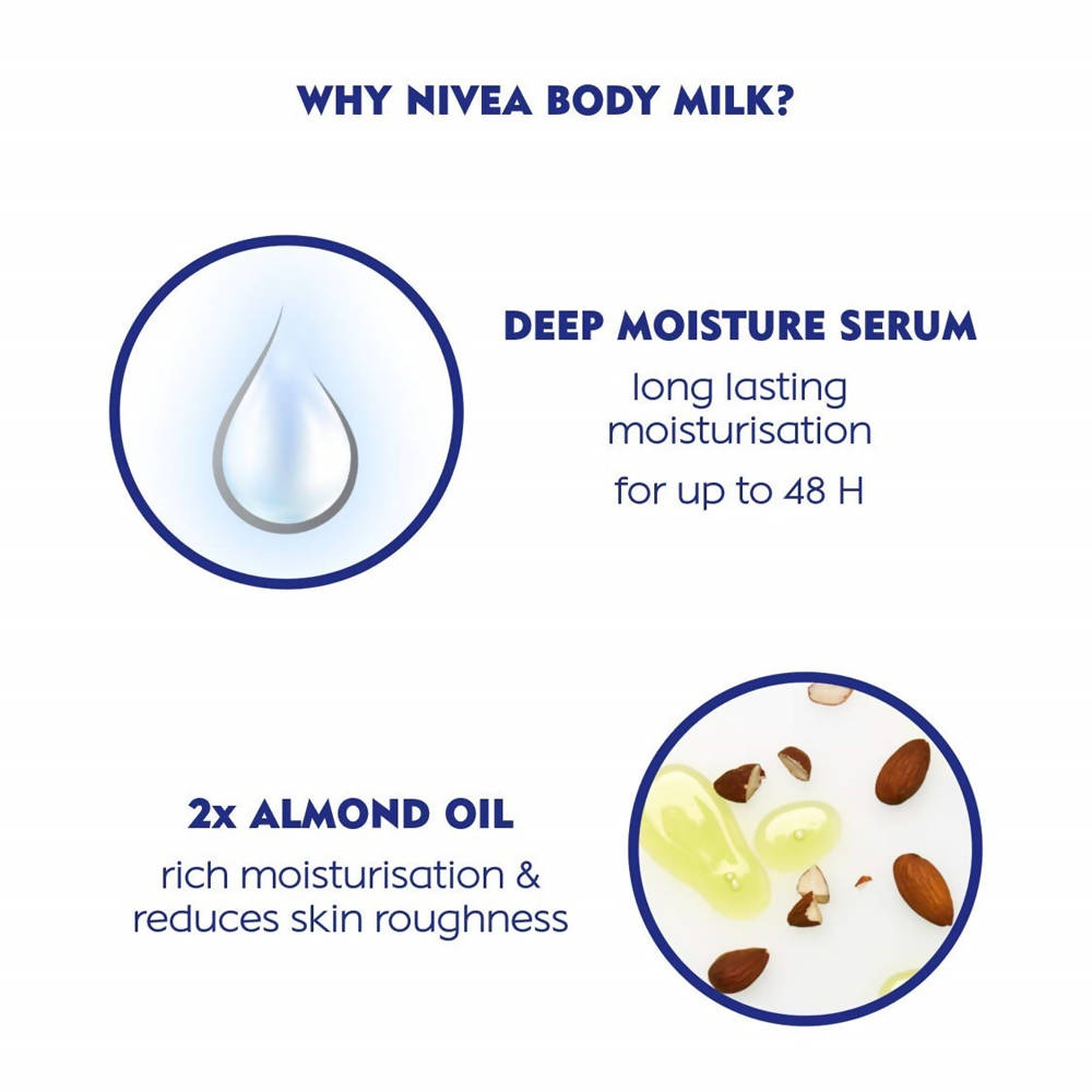 Nivea Nourishing Lotion Body Milk & Soft Light Moisturizing Cream Combo Pack