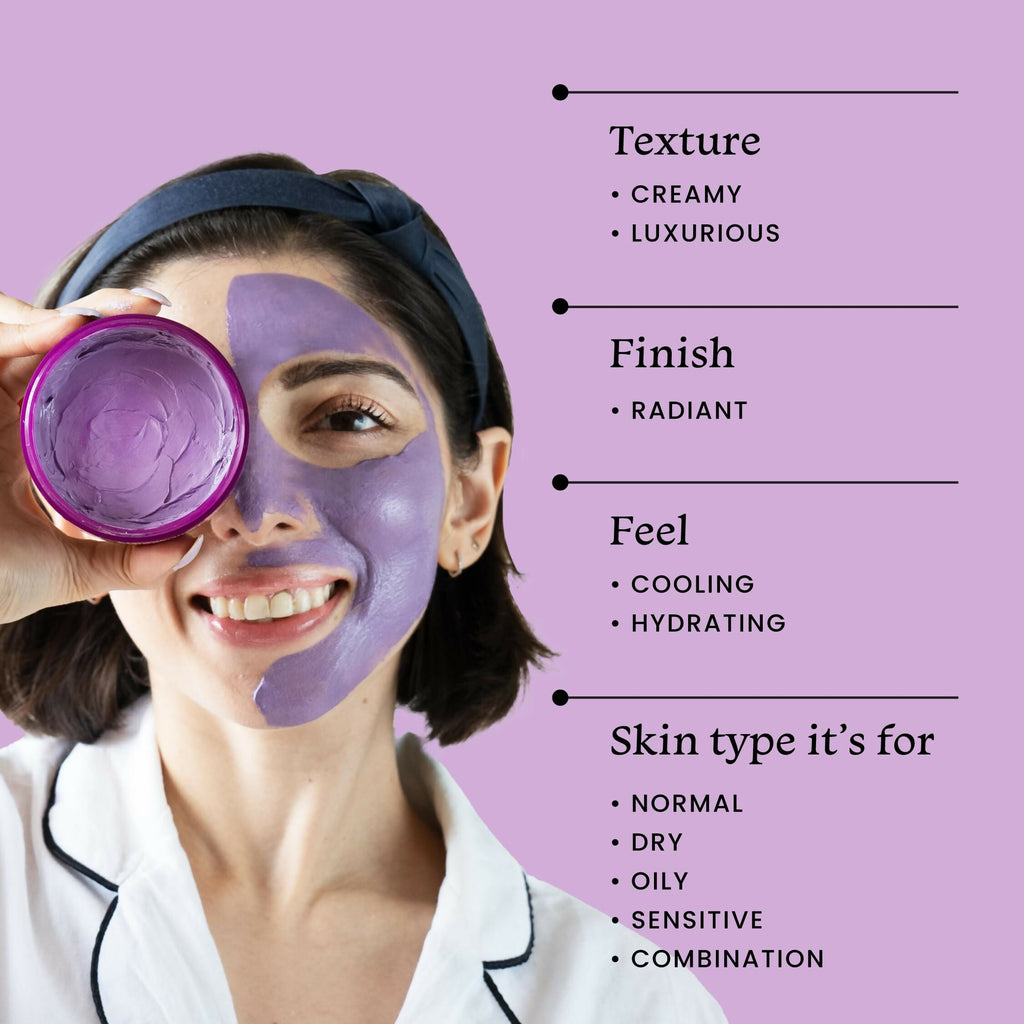 Foxtale De-Tan Face Mask For Glowing Skin - Clay Mask with Lactic Acid For Tan Removal, Reduction in Blackheads, Instant Brightening