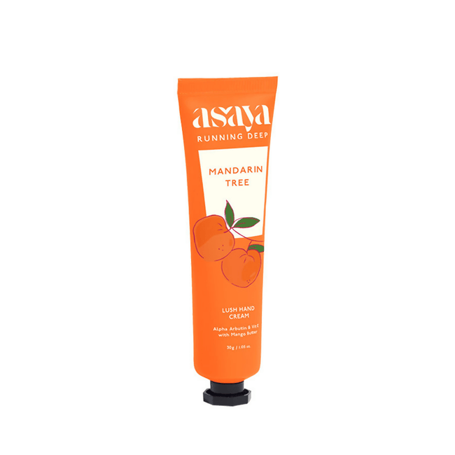 Asaya Mandarin Hand Cream Softens Dry, Rough Hands For Men & Women Hover Image