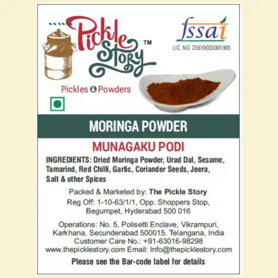 The Pickle Story Moringa Powder (Mungakku Podi)
