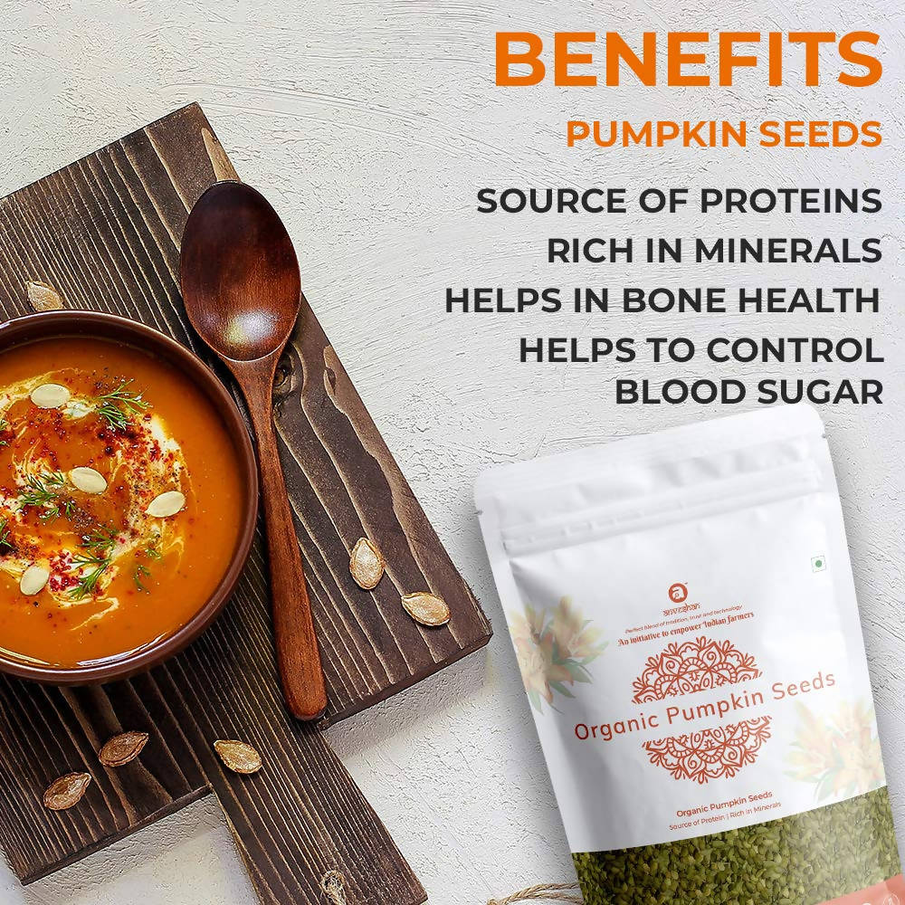 Anveshan Organic Raw Pumpkin Seeds