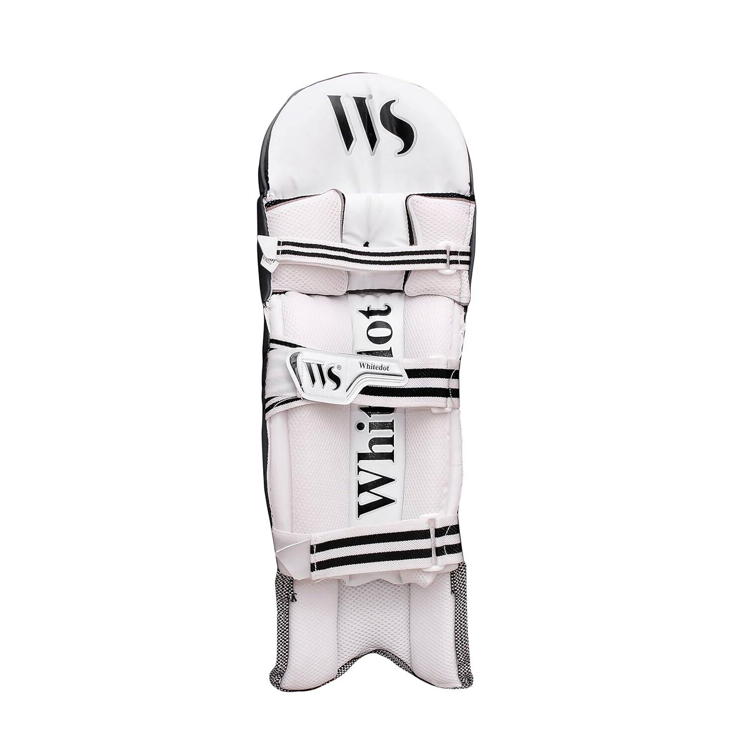 Whitedot Dot 2.1 Pu New Cricket Batting Pad (Youth/Medium, Navy Blue)