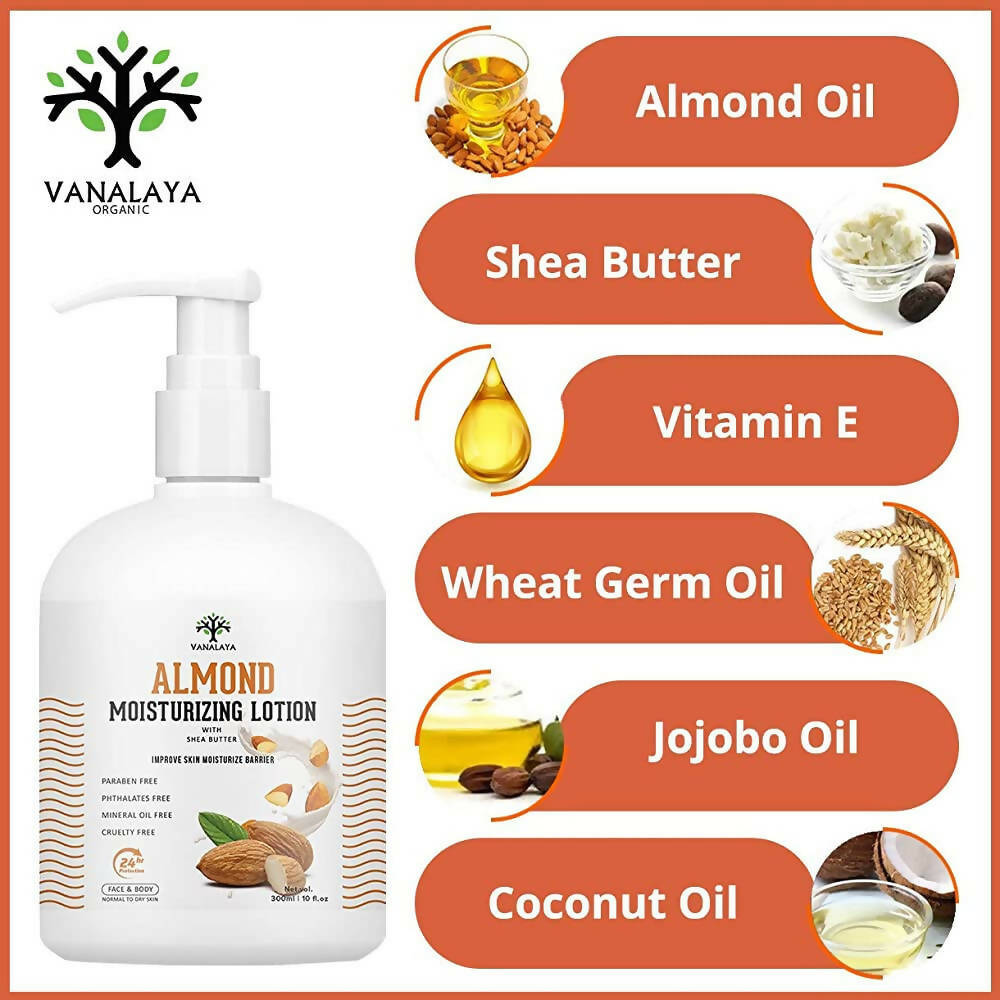 Vanalaya Almond Moisturizing Lotion