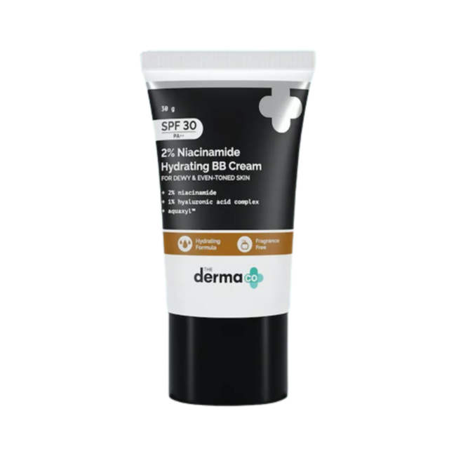 The Derma Co 2% Niacinamide Hydrating BB Cream-03 Warm Beige Hover Image