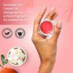 The Skin Story 100% Natural Lip Cheek Eye Tint Ayurvedic Hibiscus Moisturizing Glow - Pretty Pink