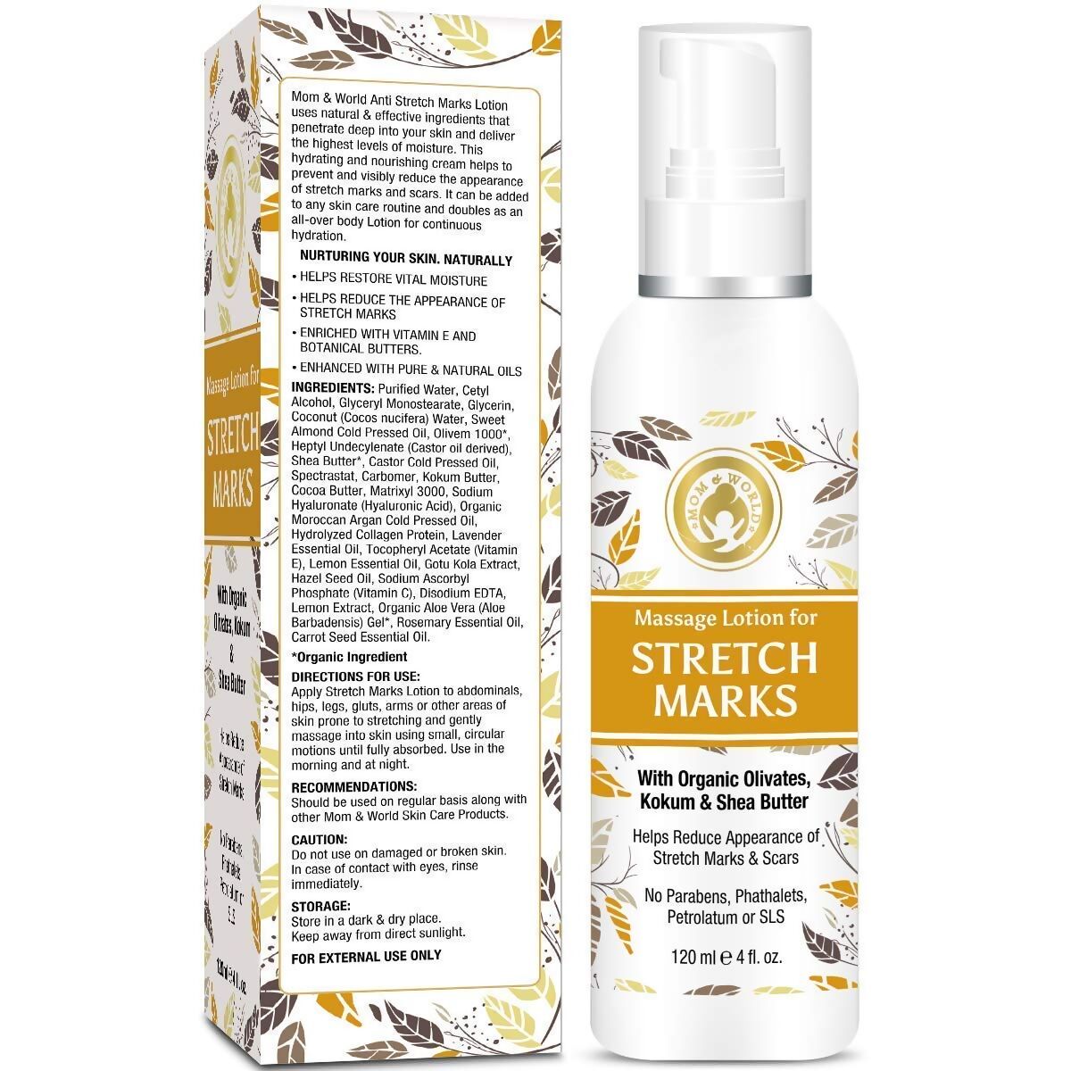 Mom & World Massage Lotion For Stretch Marks