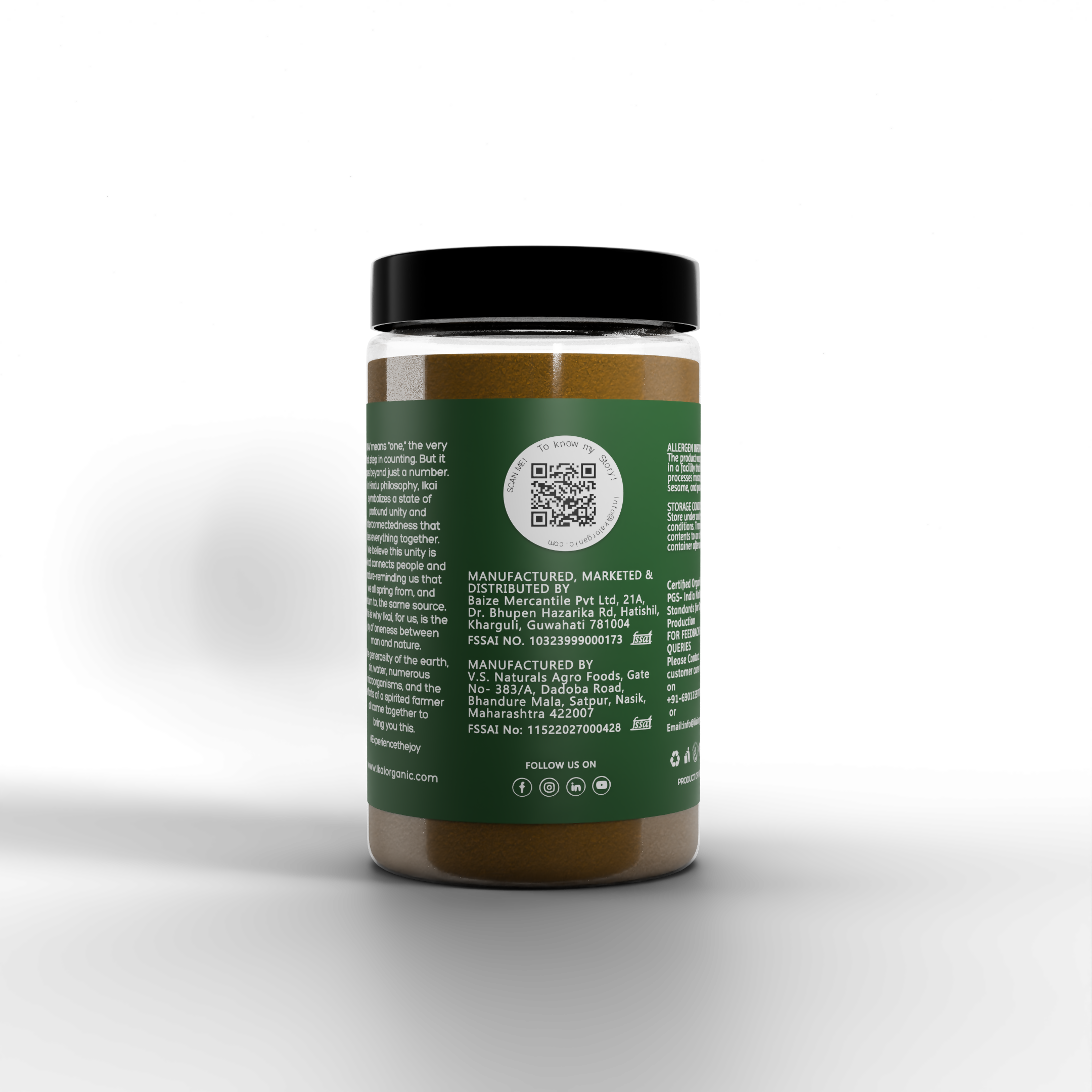 IKAI Organic Cumin Powder (Jeera Powder)