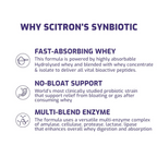 Scitron Whey Hydrolyzed Synbiotic 100% Hydrolyzed Protein Powder Chocolate Flavor