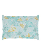 Story@home Blue & Yellow Printed Microfiber 180 TC Bedsheet With Pillow Cover